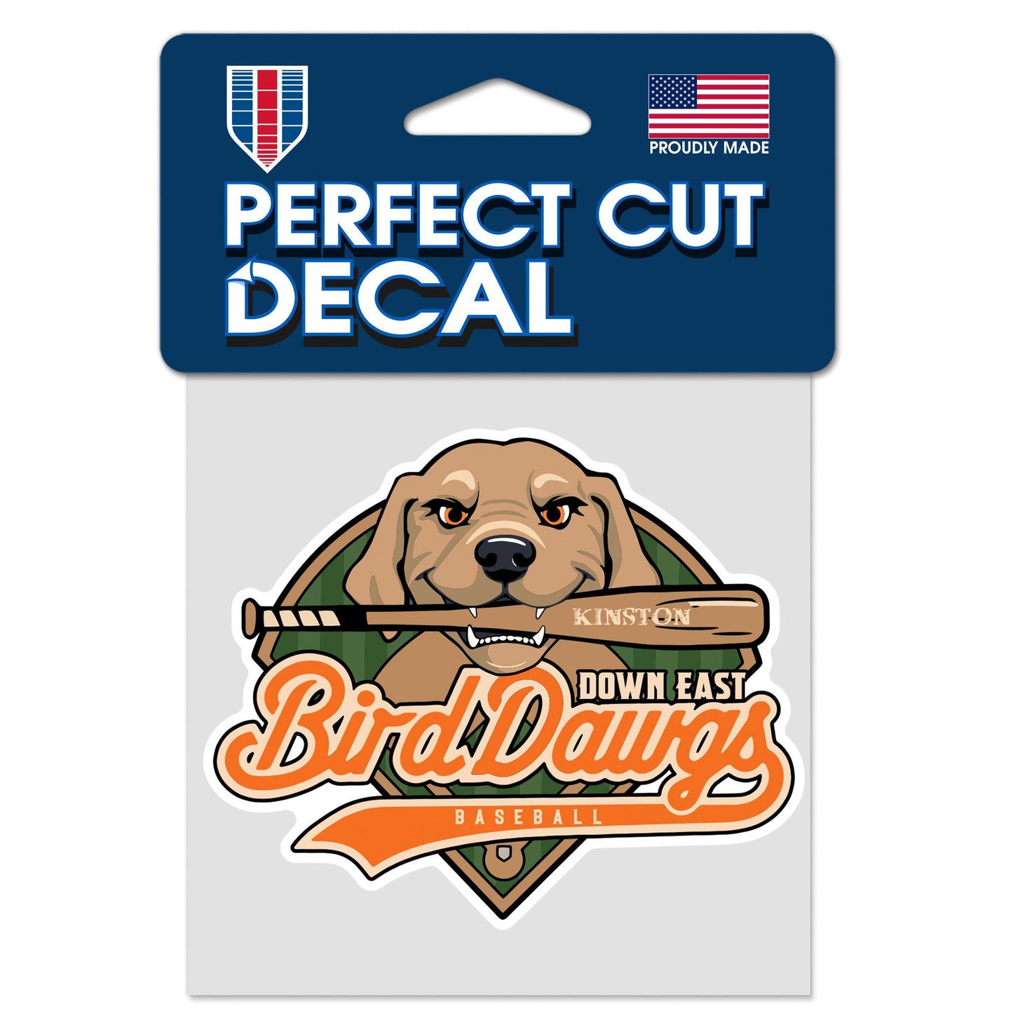 Wincraft Dog with Bat Decal