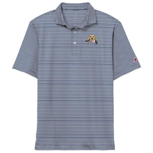 Bird Dawgs Striped Polo