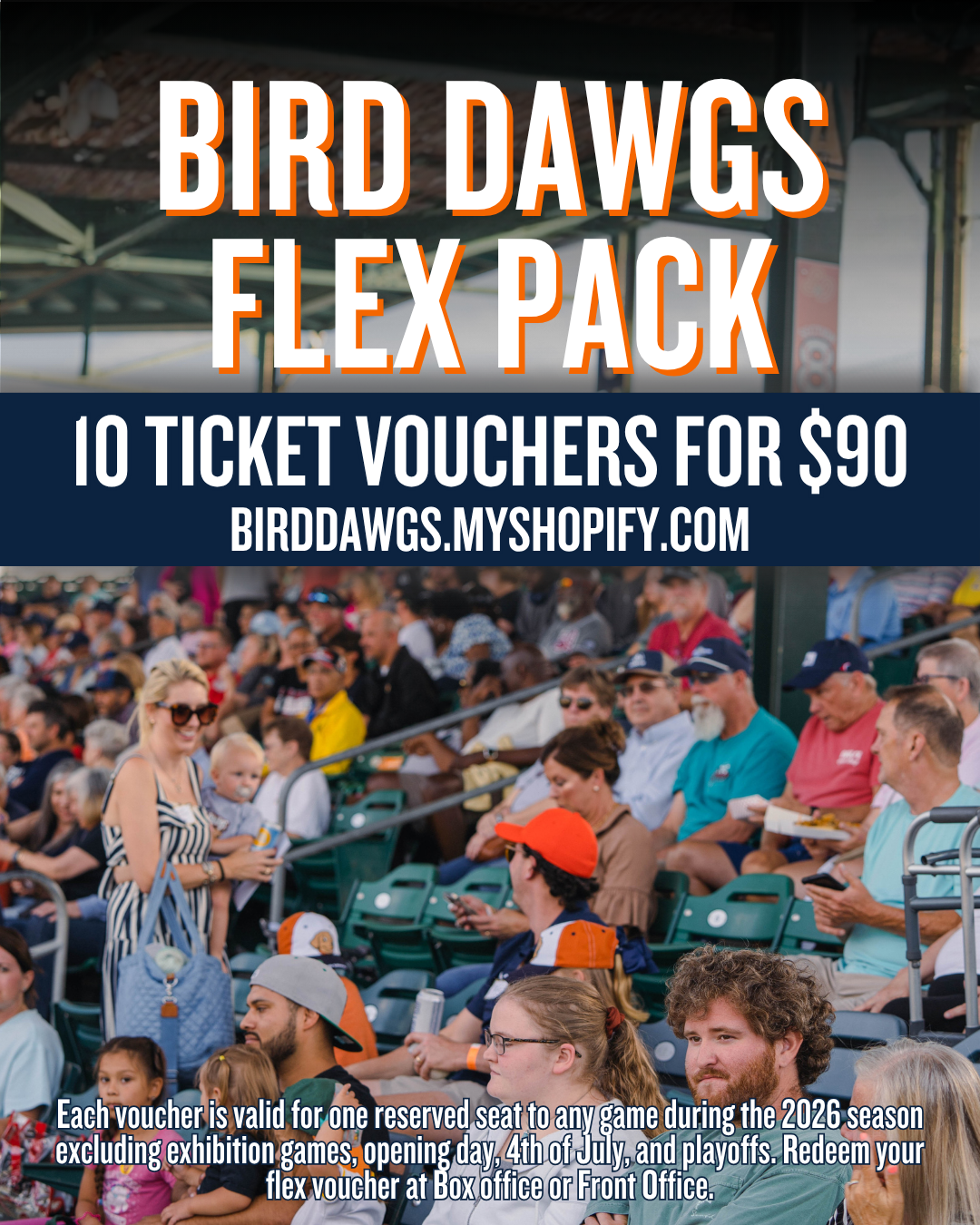 Flex Pack 10 Ticket Vouchers for $90