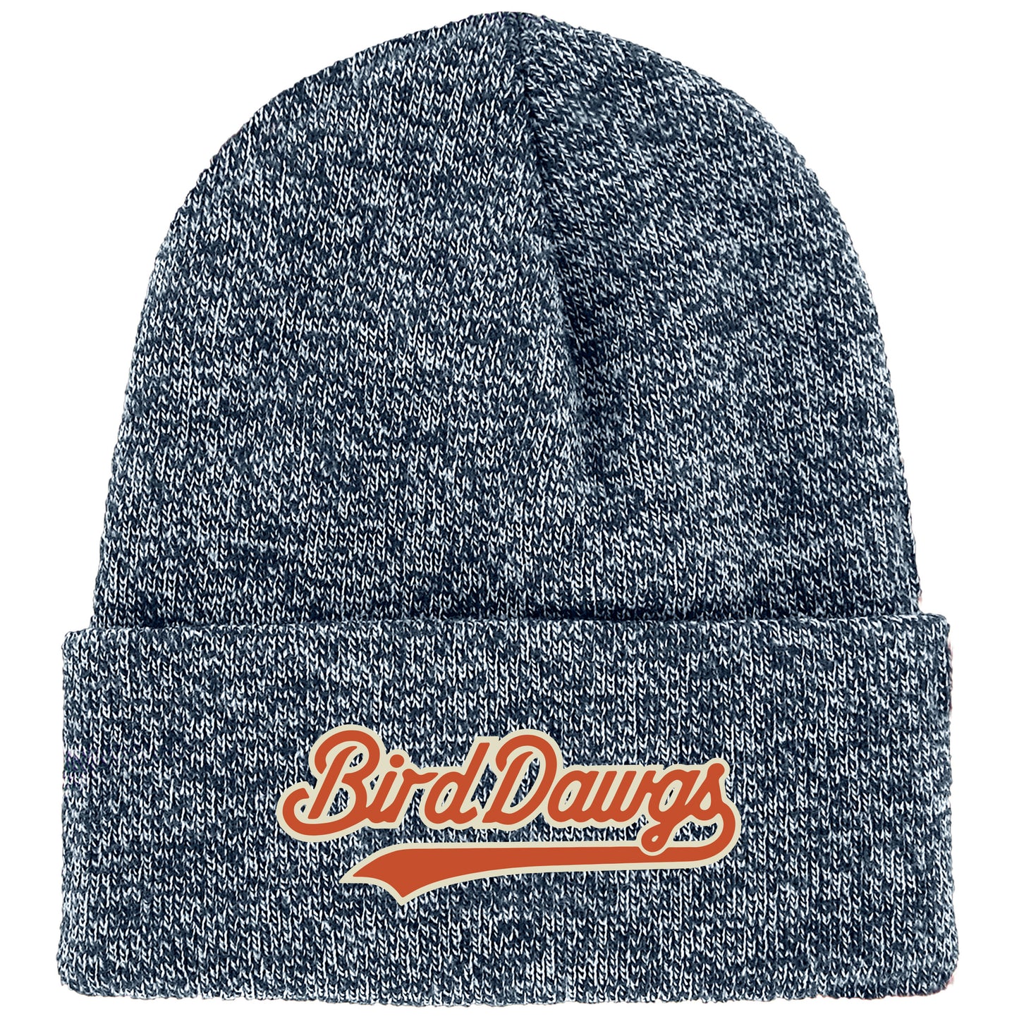 Bird Dawgs Navy Marbled Knit Beanie