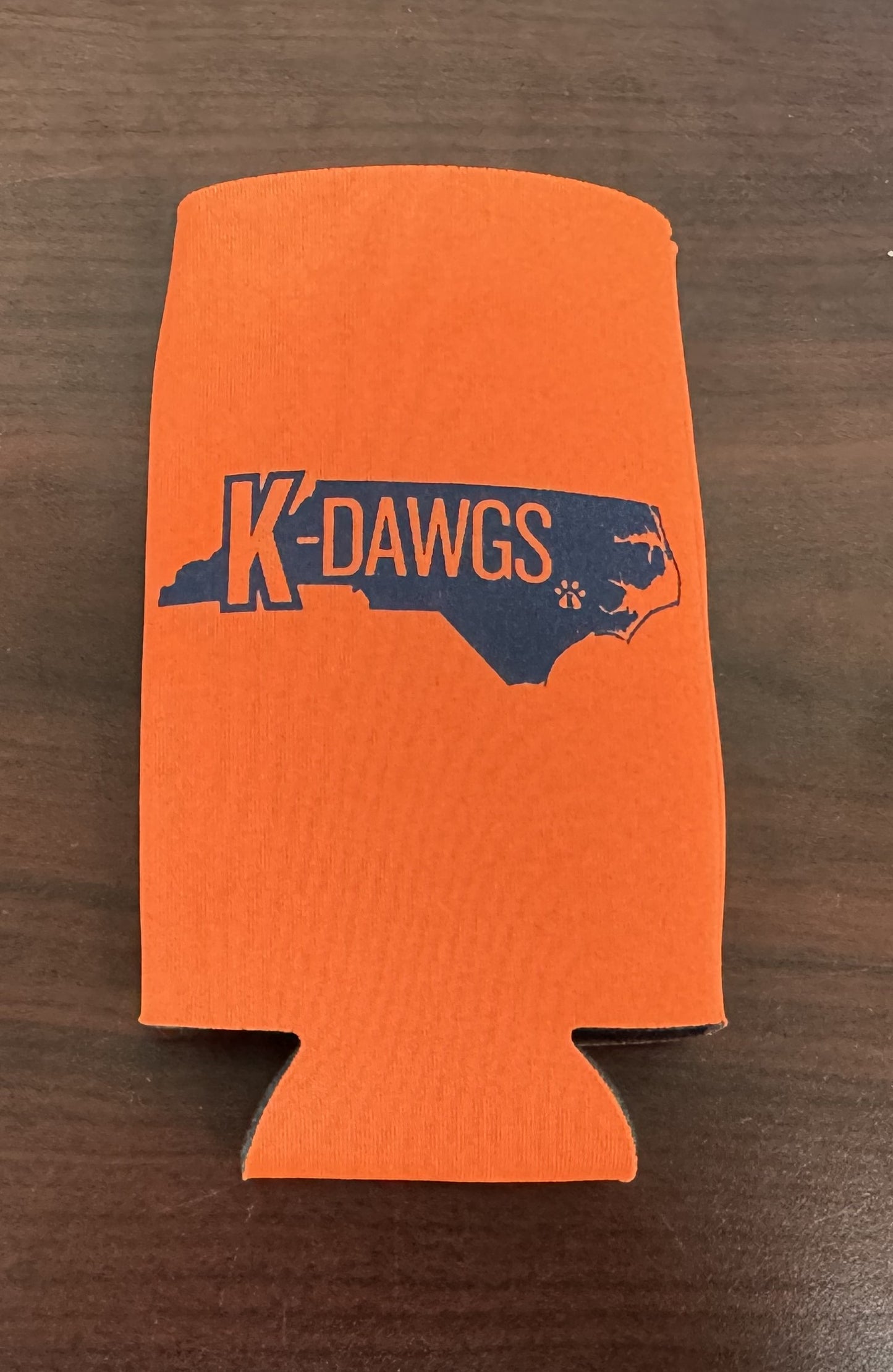 Orange Tallboy K-Dawgs Koozie